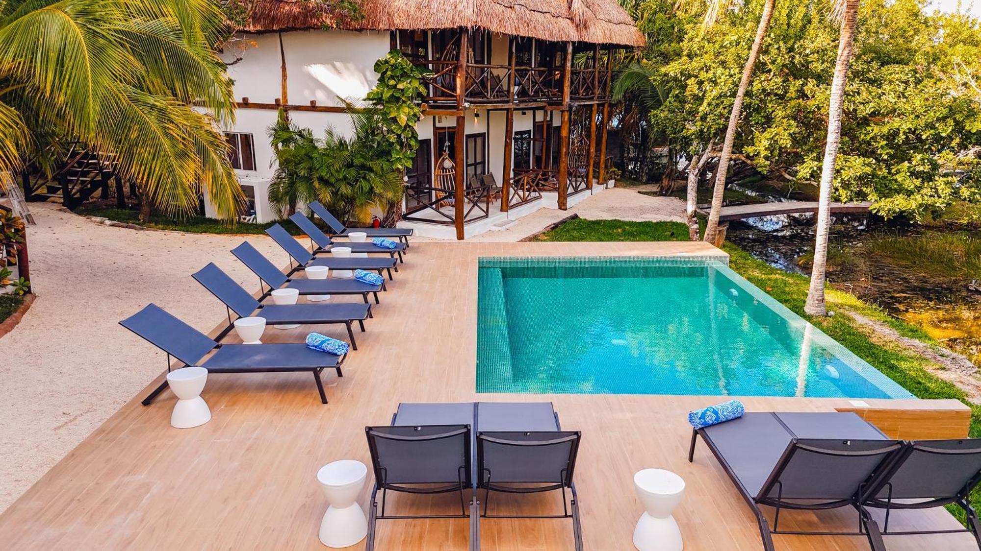 Azulea Bacalar Hotel & Spa - Lagoon Front (Adults Only) Dış mekan fotoğraf