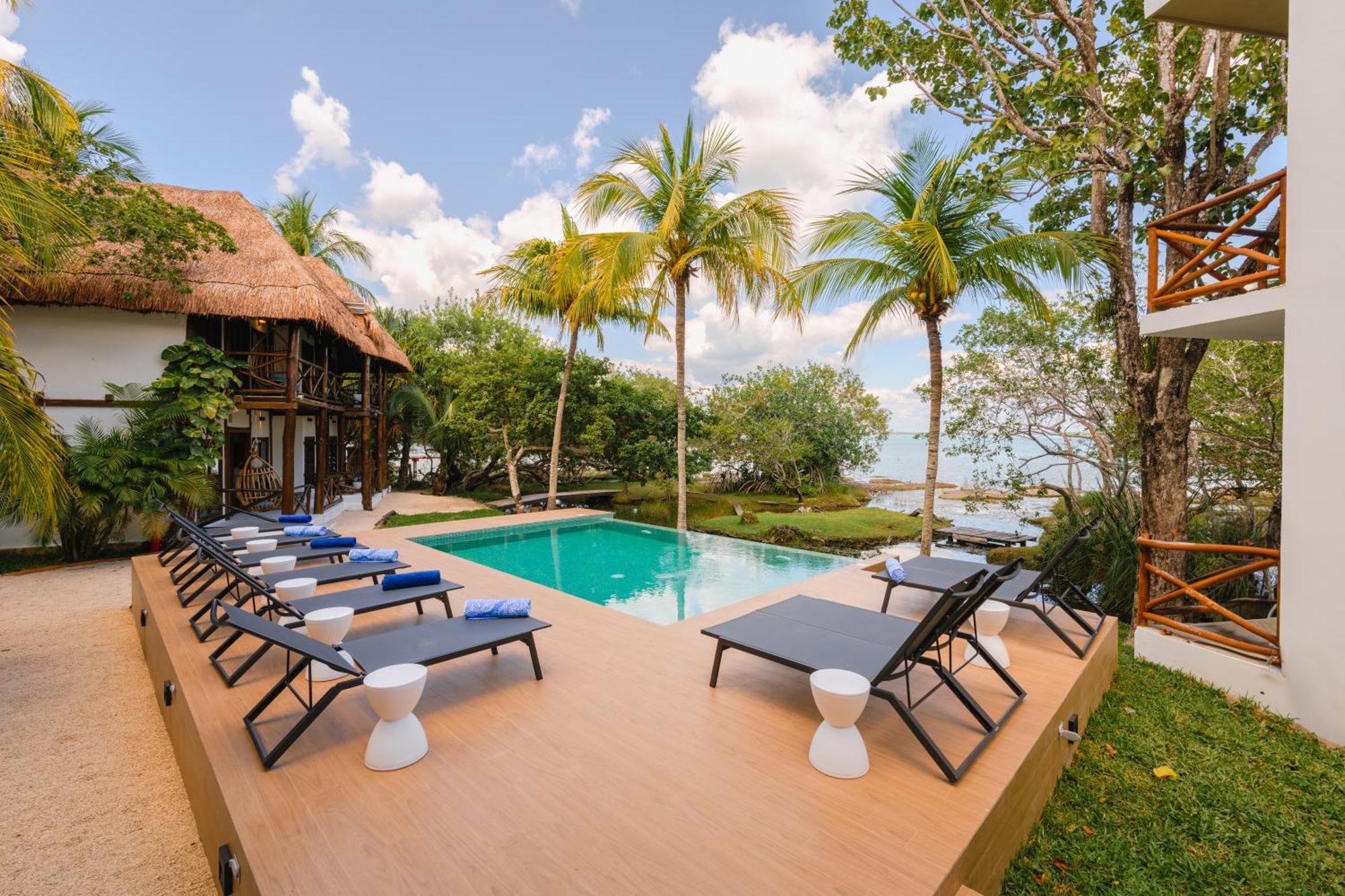 Azulea Bacalar Hotel & Spa - Lagoon Front (Adults Only) Dış mekan fotoğraf